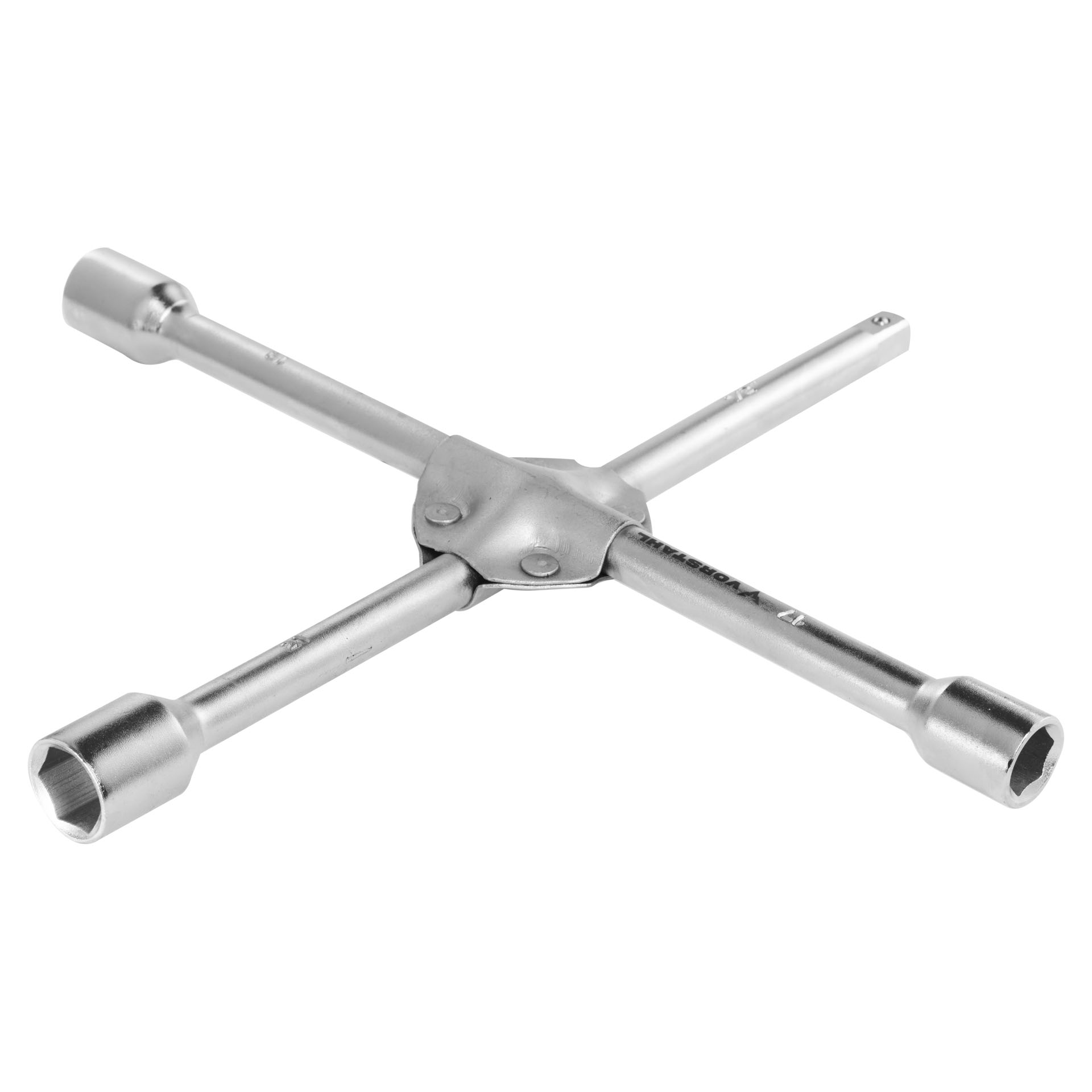 Kreuzschlüssel Für Räder, Verstärkt, 17 / 19 / 21 Mm, 1/2'', Vorstahl