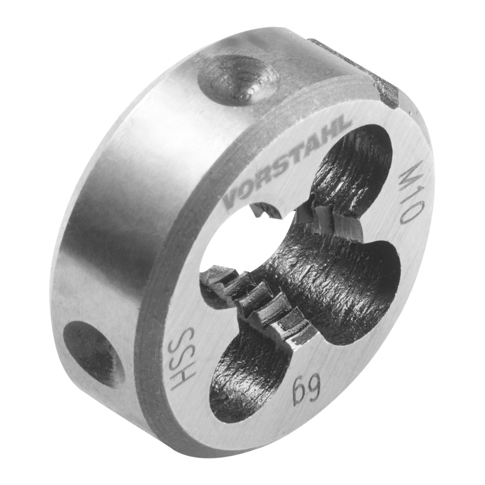 Matrize M2 Stahlqualität M6x1,00mm (25x9mm) Vorstahl