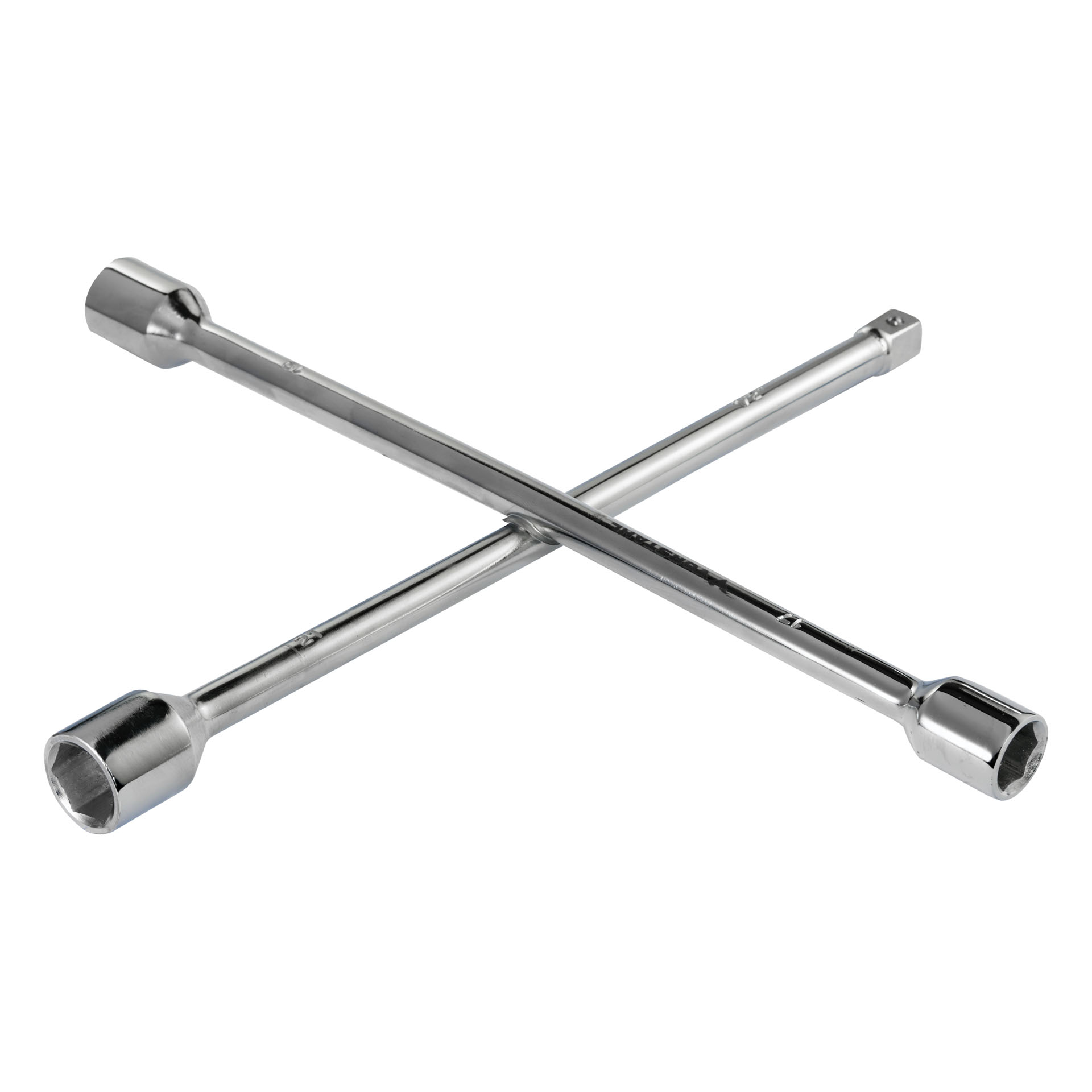 Radmutternschlüssel, Kreuzkopf, 17/19/21 Mm/1/2'' Vorstahl