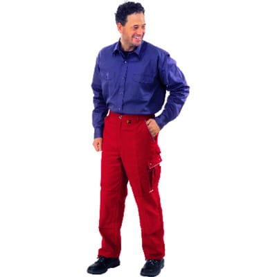 Bundhose 2127 rot/rot, Größe 54