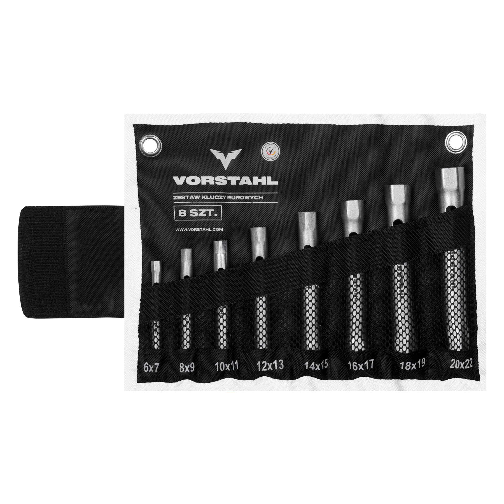 Satz Rohrschlüssel Für Crv-rohre, 8-teilig, 6 - 22 Mm Vorstahl