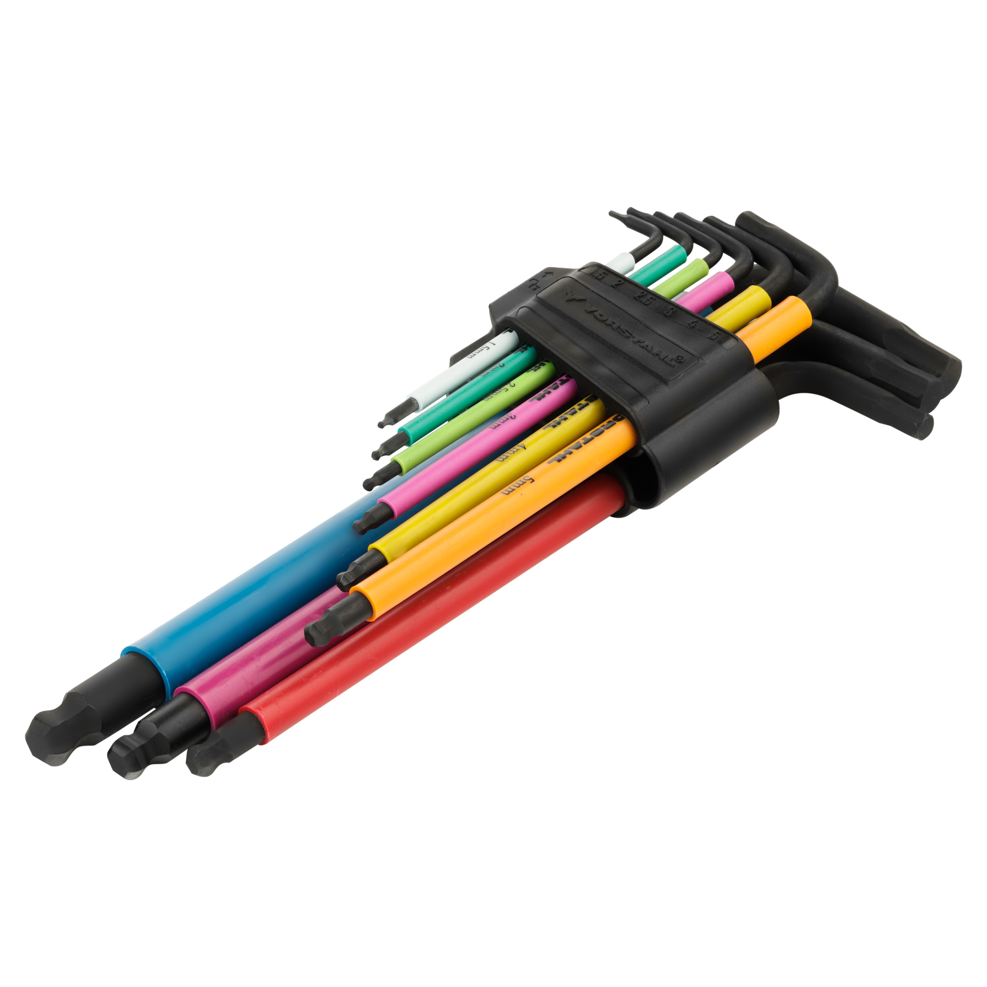 Satz Extra Langer, Dicker Inbusschlüssel S2 (9er-set) 1,5–10 Mm