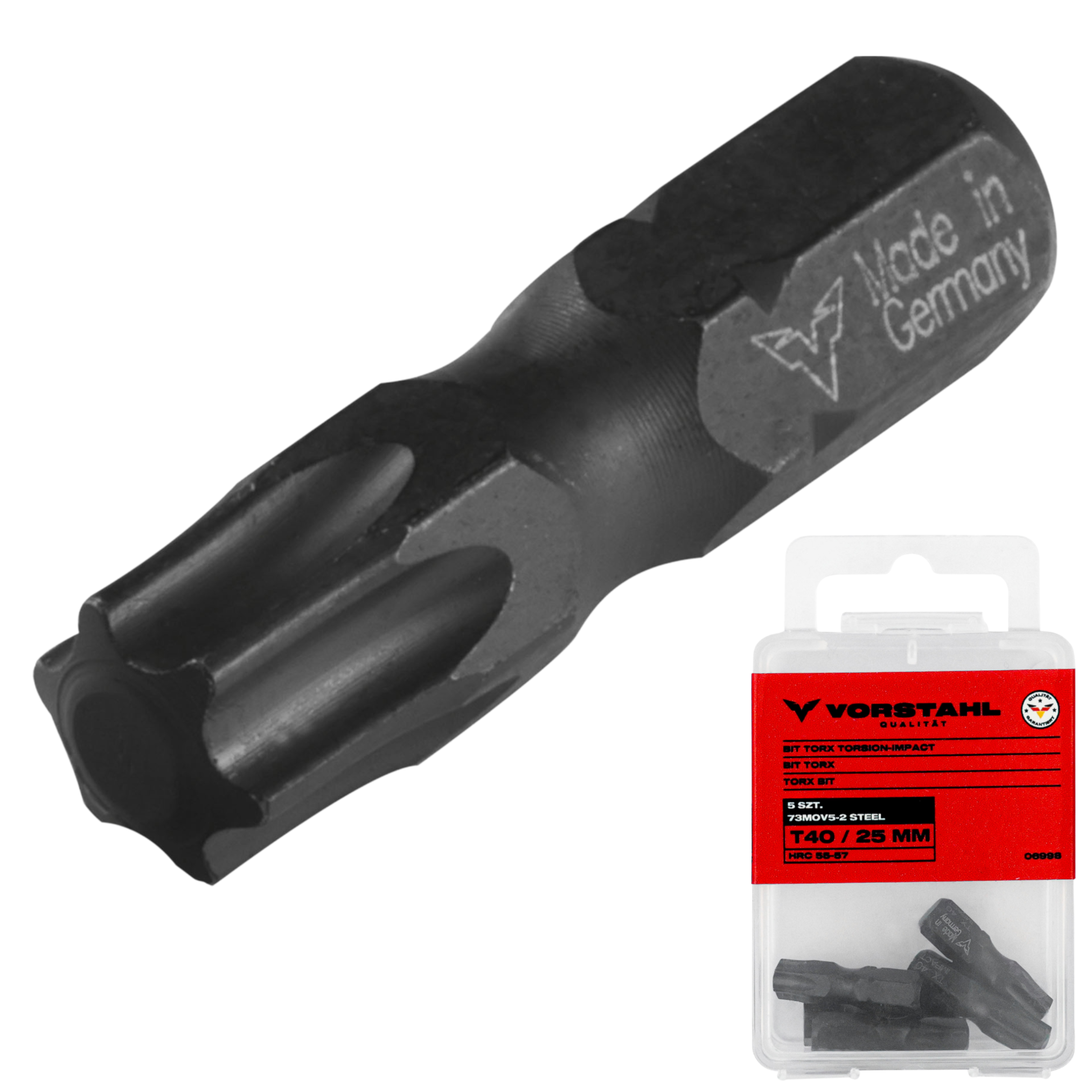 Set Mit 5 Torx-schlagbits (t30 X 25 Mm) Von Vorstahl