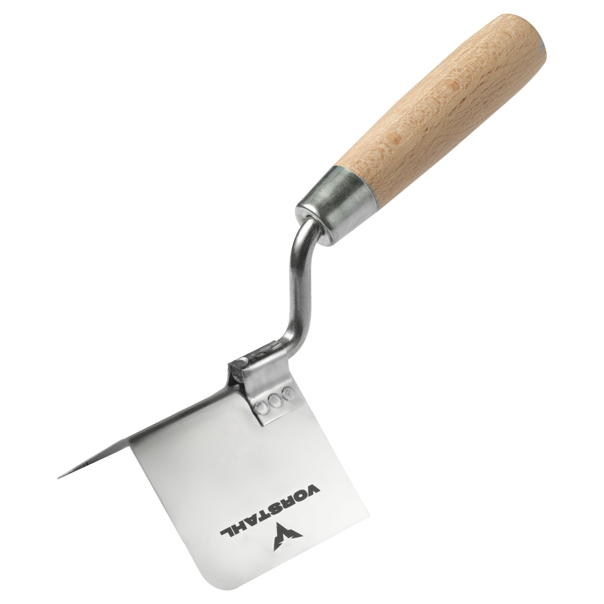Winkelkelle Für Den Außenbereich, Edelstahl-holzgriff, 80 X 65 Mm, Vorstahl