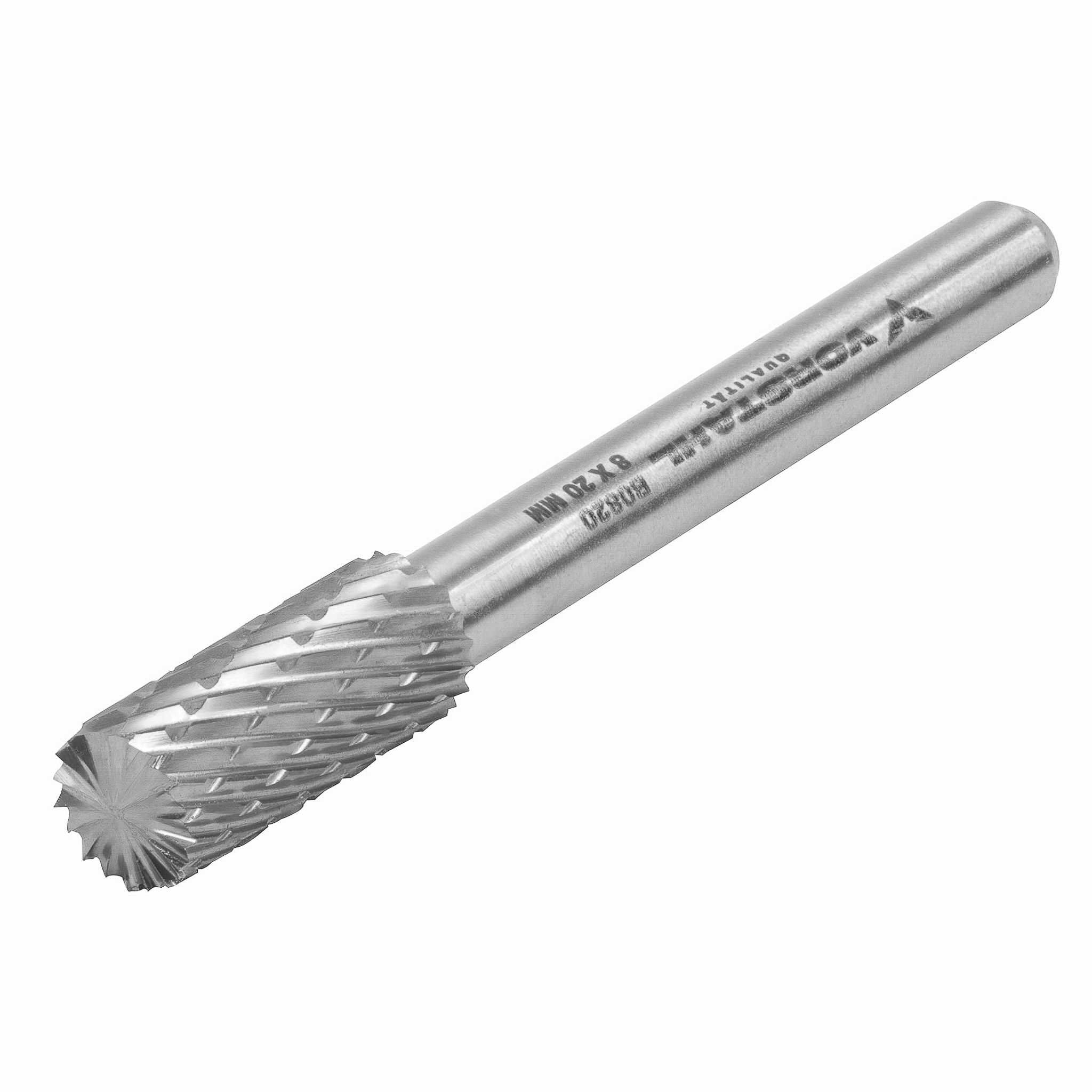 Yg7 Hochgeschwindigkeits-hartmetall-schaftfräser, Zylindrisch, Plan, 8x20 Mm, Fi 6 Mm, Vorstahl
