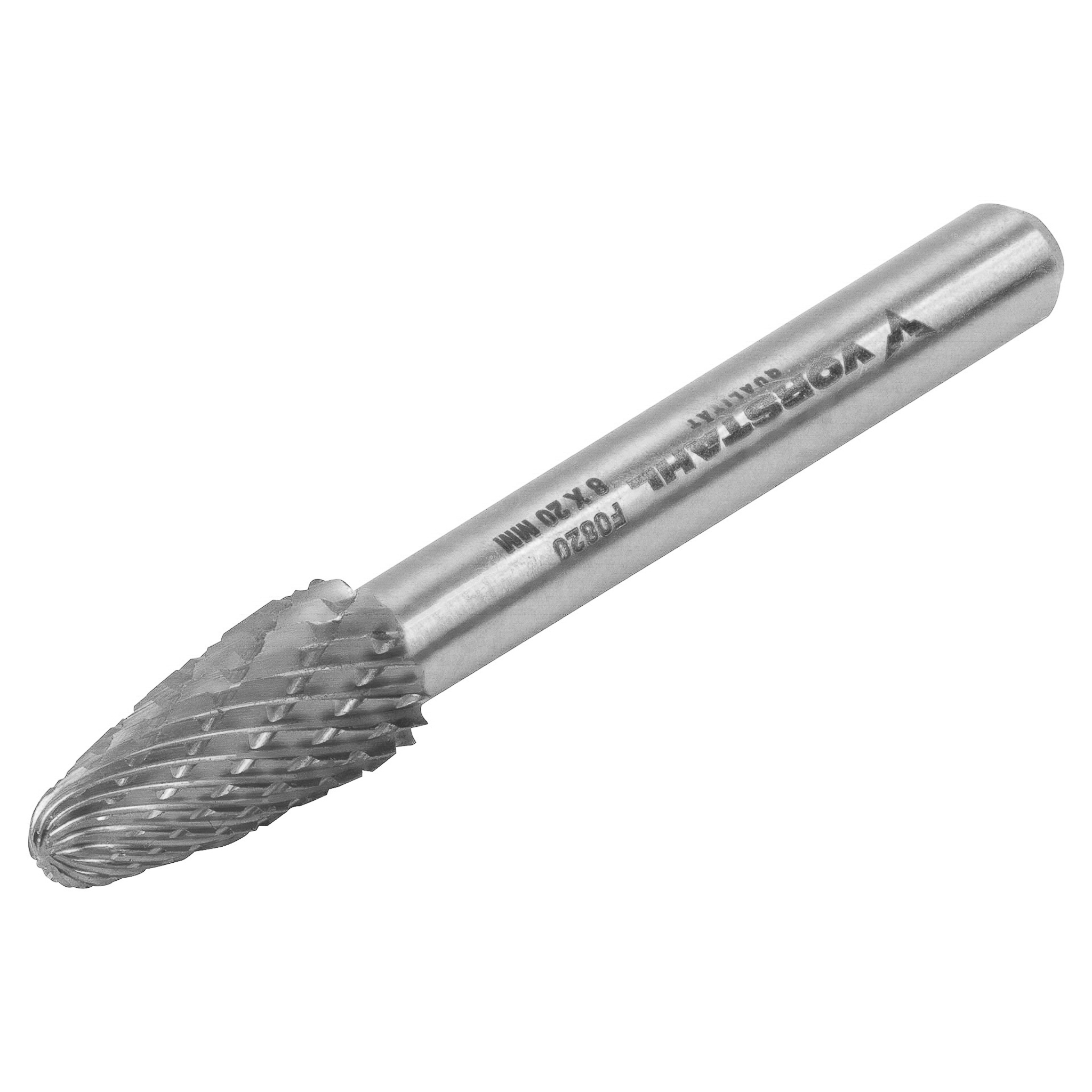 Yg7 Hochgeschwindigkeits-hartmetallfräser, Bogenpräzision, 12 X 25 Mm, Fi 6 Mm, Vorstahl
