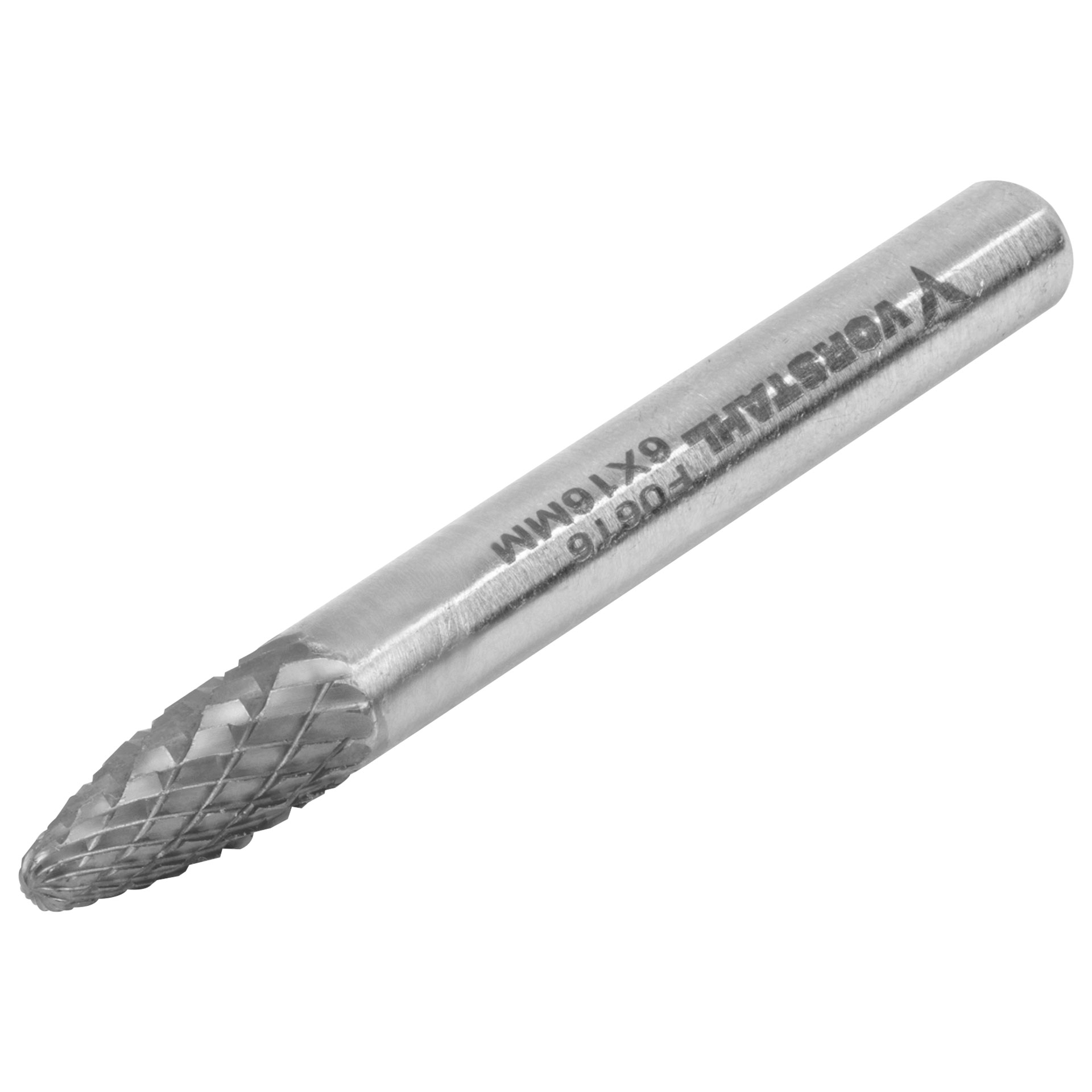 Yg8 Hochgeschwindigkeits-hartmetallfräser, Bogenpräzision, 6x16mm, Fi 6mm, Vorstahl