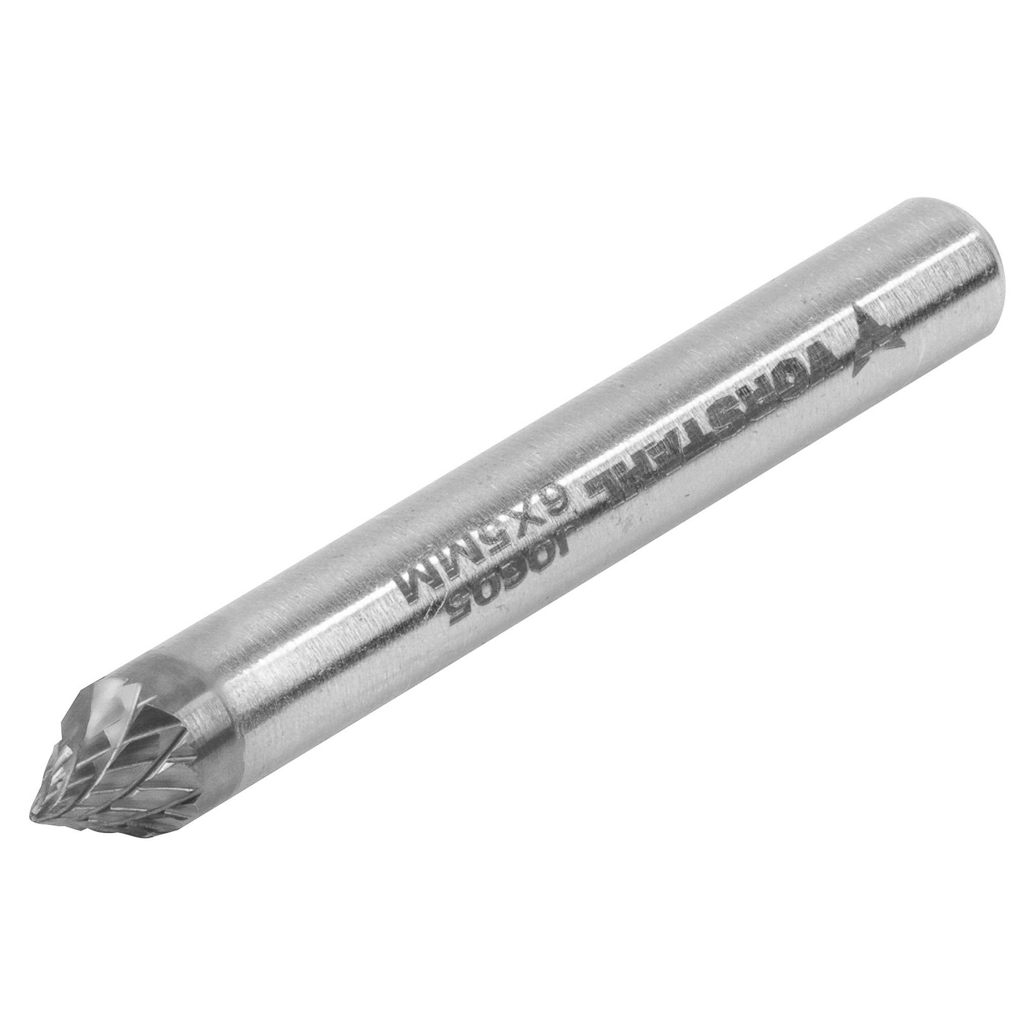 Yg8 Hochgeschwindigkeits-hartmetallfräser, 60°-kegel, 6x5 Mm, Fi 6 Mm, Vorstahl