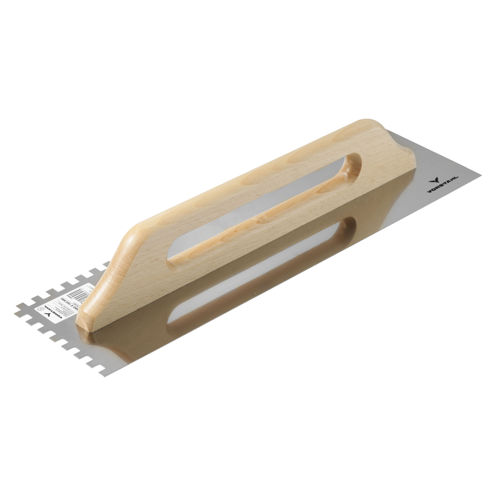 Zahnspachtel Aus Edelstahl Für Gipskleber 480x130mm 10x10mm Vorstahl