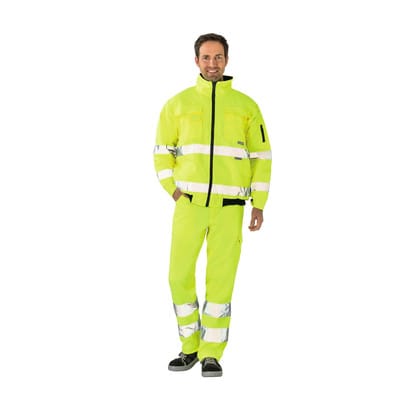 Winterjacke 2044 warngelb, Größe L