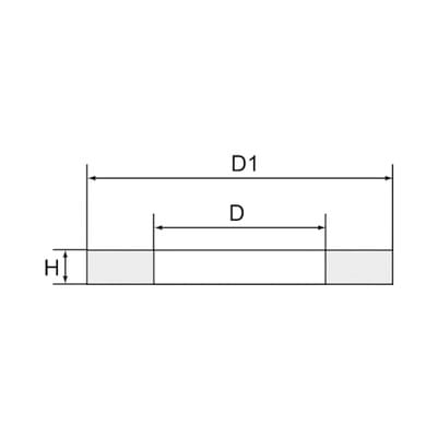 Dichtring aus Vulkanfiber, für Gewinde M5, VPE 100 Stück