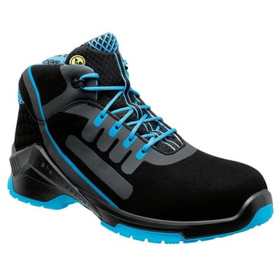 Sicherheitshalbstiefel VD PRO 1800 ESD, S2 SRC CI, schwarz/türkis, XB, Größe 36