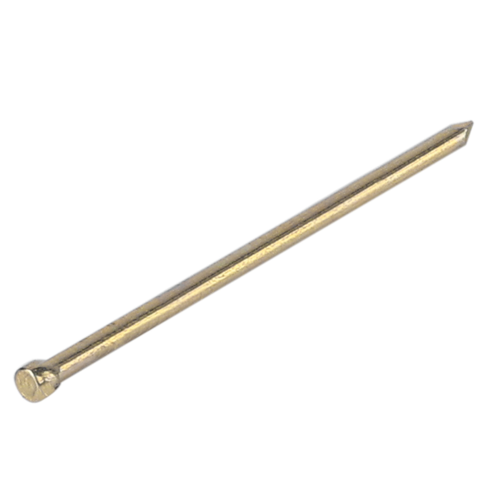 Holzbearbeitungsnägel, Gelb Verzinkt, 100 Stück, 1,2 X 15 Mm, Vorstahl