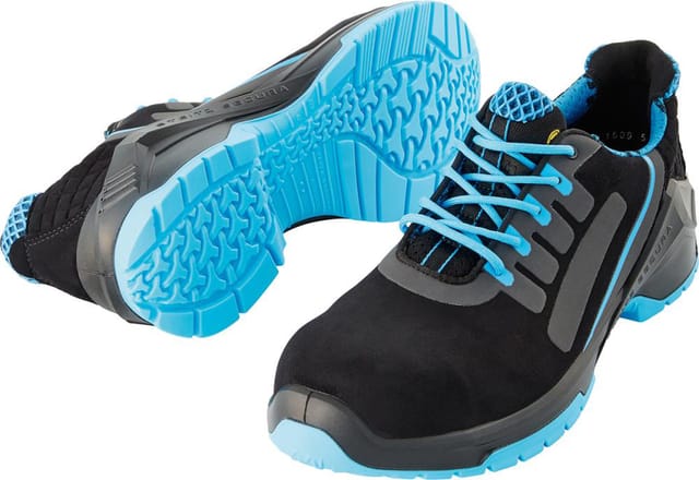 Sicherheitshalbschuh VD PRO 1500 ESD, S2 SRC CI, schwarz/türkis, XB, Größe 47