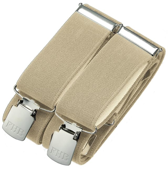 Hosenträger ACHIM beige, Größe 120cm
