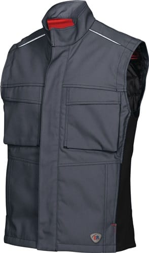 Thermoweste 1786 555 dunkelgrau/schwarz, Größe L