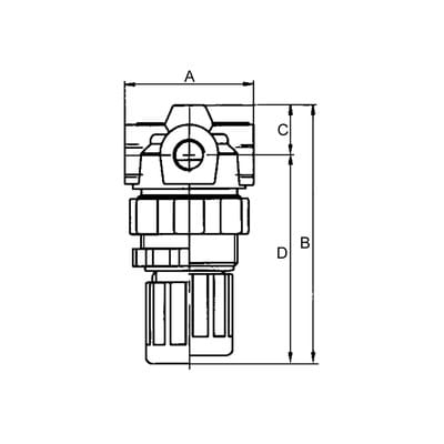 Druckregler »Standard-mini« inkl. Mano, BG 0, G 1/8", 0,5 - 10 bar