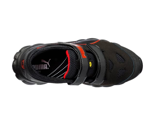 Sicherheits-Klettsandale Aviat Low 640891, S1P ESD SRC, schwarz, Größe 45