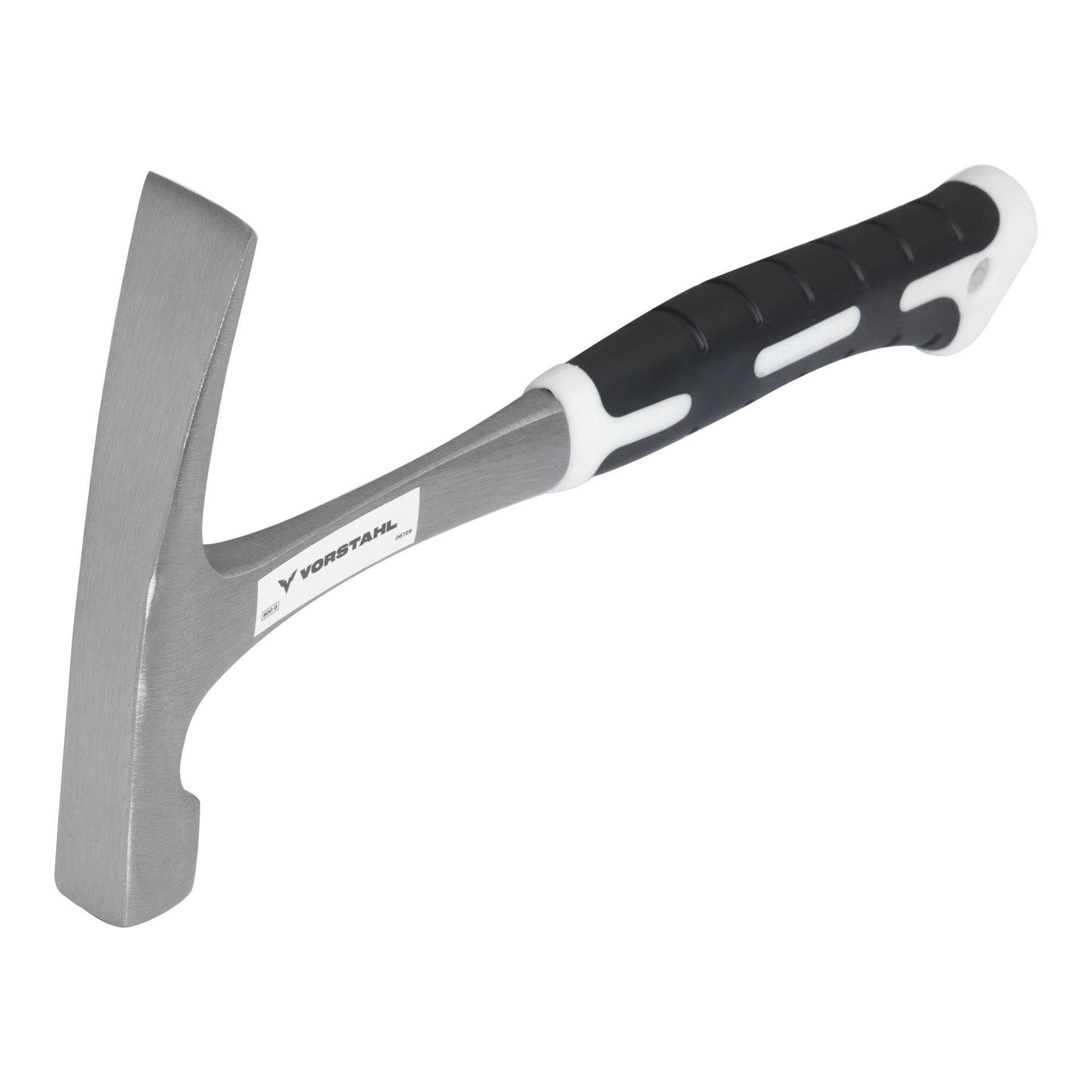 Maurerhammer, Geschmiedeter Stahl, Gehärteter Monoblock, Rheinisch 600 G Vorstahl