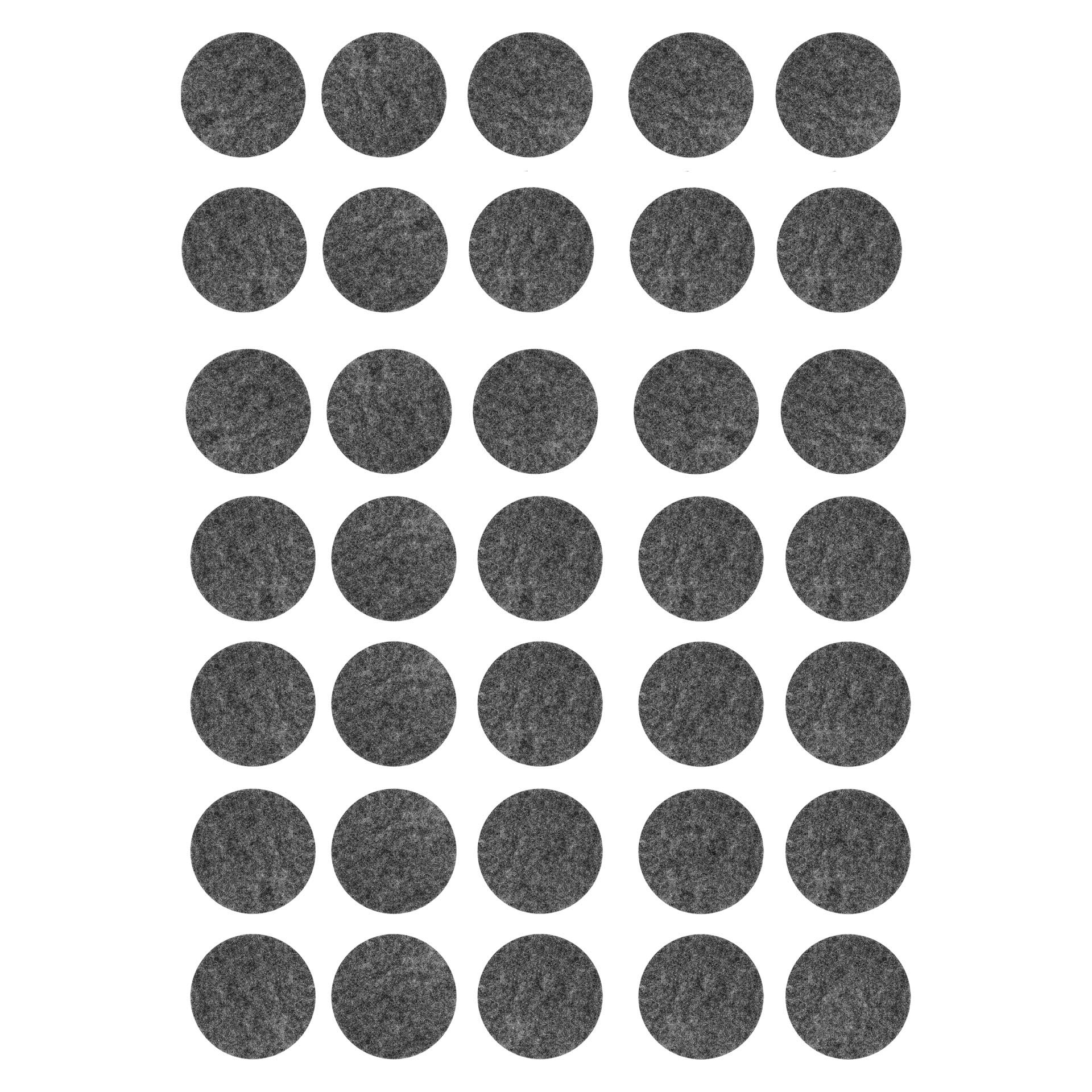 Selbstklebende Graue Filzgleiter (30er-set) Fi 15 Mm Vorstahl