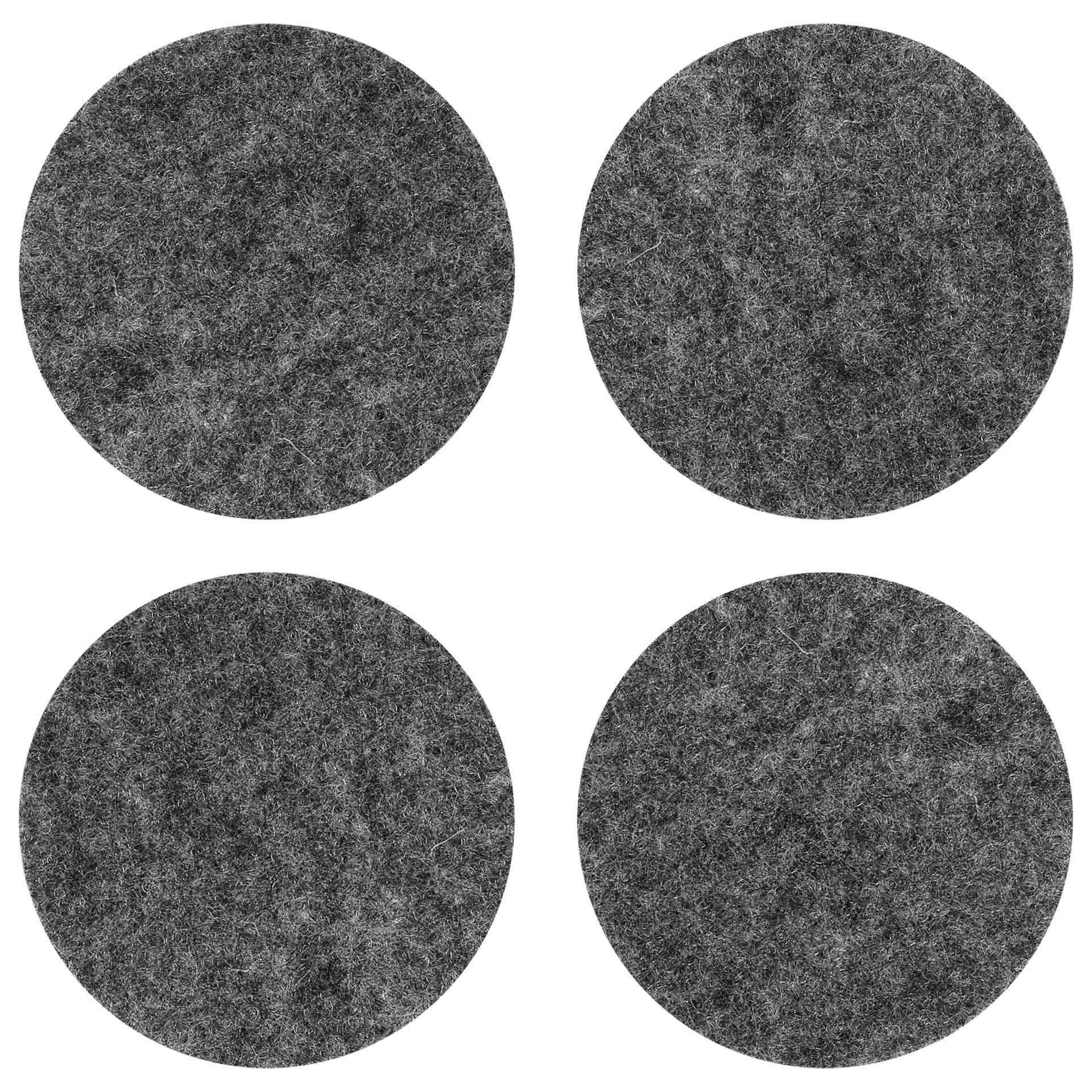 Selbstklebende Graue Filzgleiter (4er-set) Fi 40 Mm Vorstahl