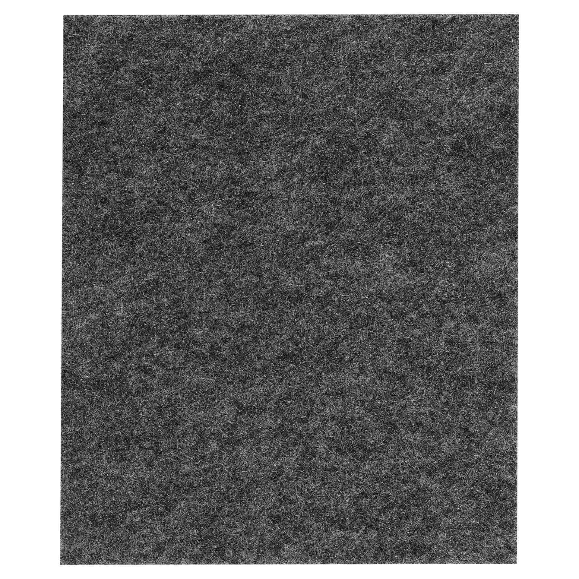 Selbstklebende Filzgleiter Grau 100x120mm Vorstahl