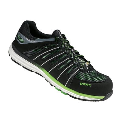 Sicherheitshalbschuh Reeny Sports light 71522, S1P SRC ESD, schwarz/grün, Gr. 45