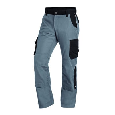 Arbeitshose BRUNO grau/schwarz, Größe 50