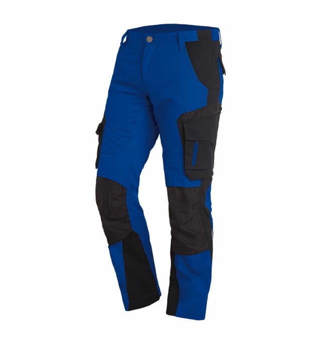 FLORIAN Arbeitshose royalblau/schwarz, Größe 56