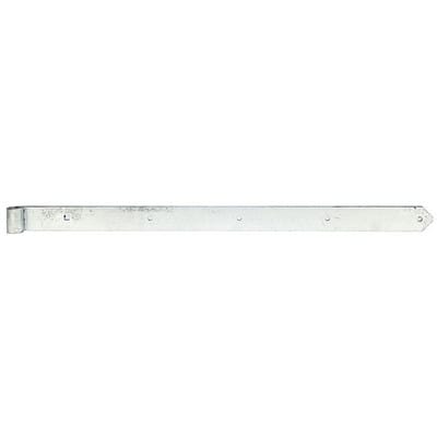 Ladenband, gerade, Abschluss abgerundet, feuerverz., LxB982x60 mm, Rolle Ø20 mm