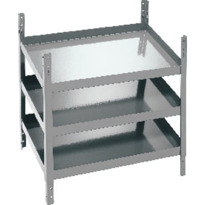 S30Schrägboden 3xBodSilverprof SS30silbergrau