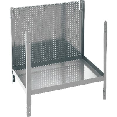 F10 Fachboden Lochblech Silverprof SF10 silbergrau