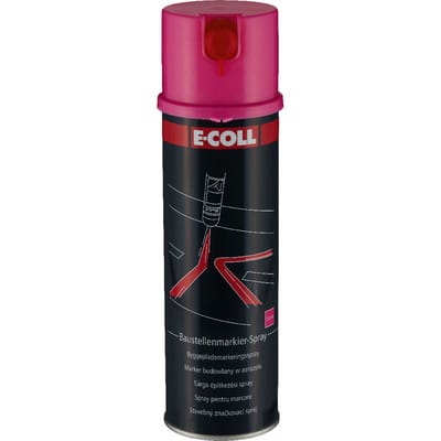 EE Baustellen-Markierspray Acrylatbasis mit Schreibdüse pink 500ml Dose