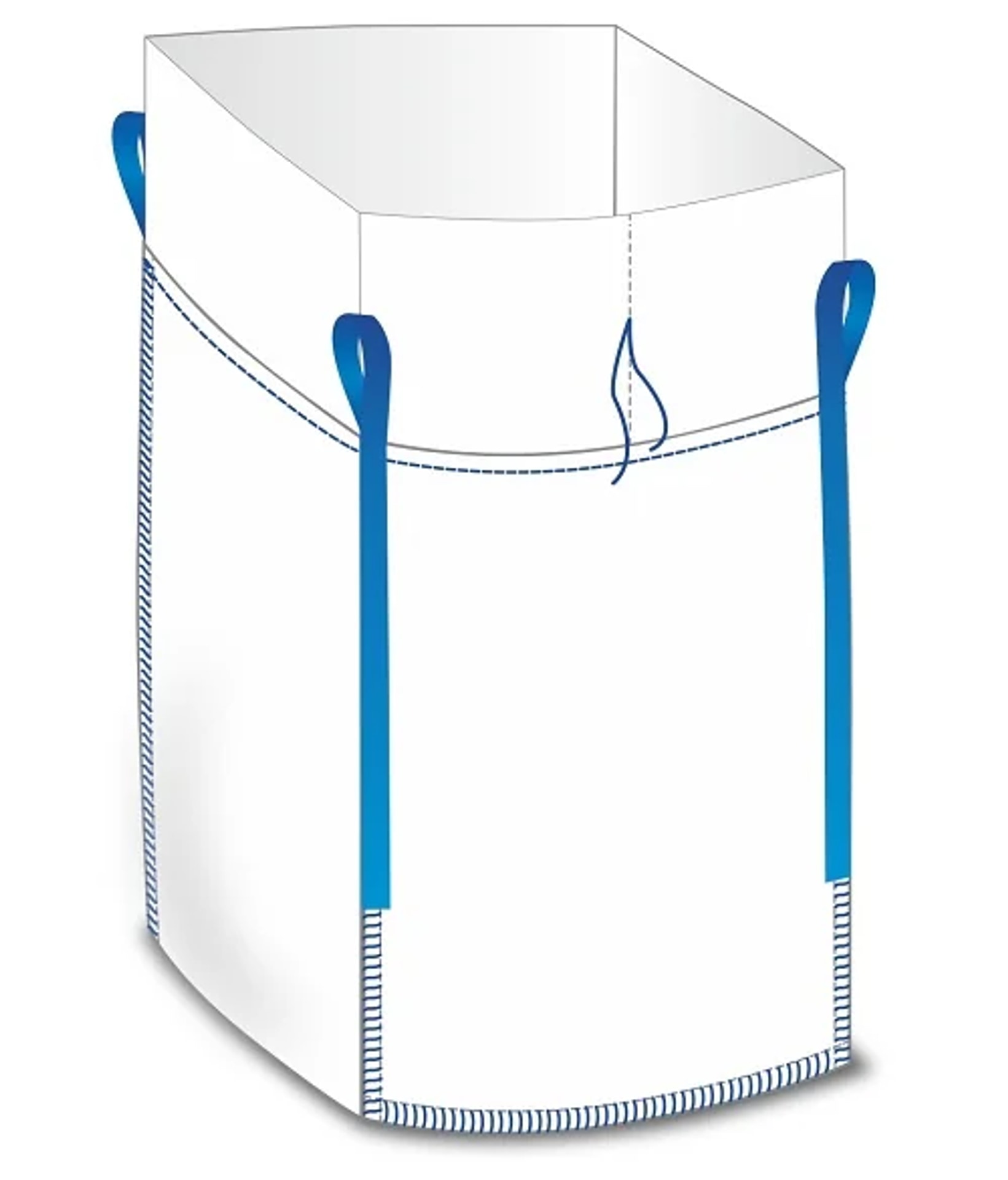 Big Bag Mit Schürze Tragkraft 1000 Kg, 90 X 90 X 110 Cm 1 Stük 1