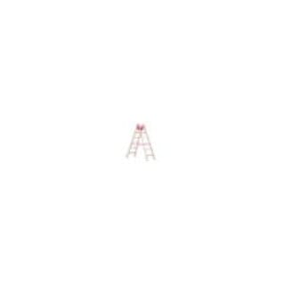 Holz-Sprossenstehleiter Comfort, 2x6 Sprossen