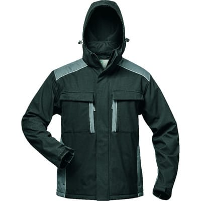 Softshelljacke POSEN, schwarz/grau, Größe L