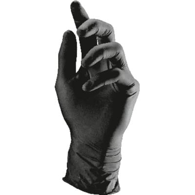 Handschuh SEMPERGUARD Nitril-Butadien-Kautschuk, schwarz Größe XL, 100 Stück