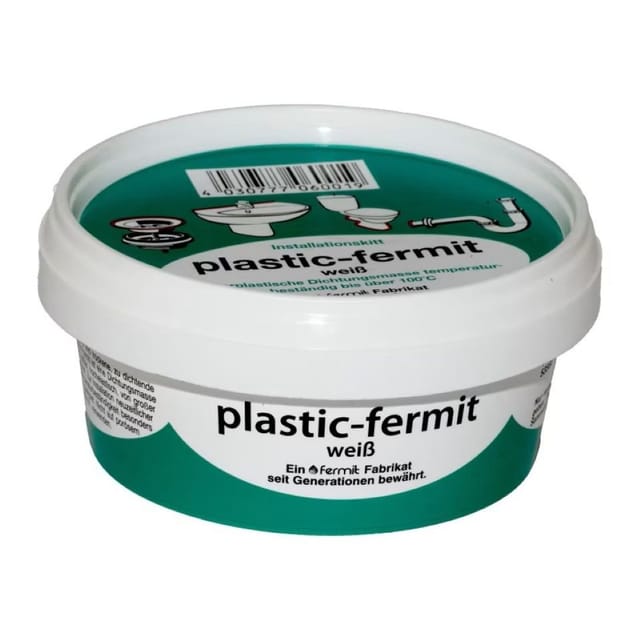 Dichtungsmasse plastik-, weiß, 1/4kg-Dose