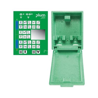 Augenspülwandbox leer für Flaschen 200 / 500ml