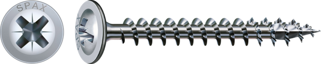 Rückwandschraube St znblk Vollgewinde PZD 2, 5x25mm