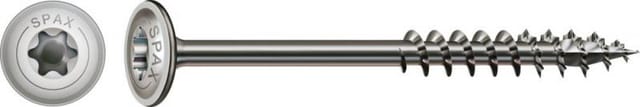 Tellerkopf-Holzbauschraube ER A2 blk TG T-STAR plus T 30, 6x100mm