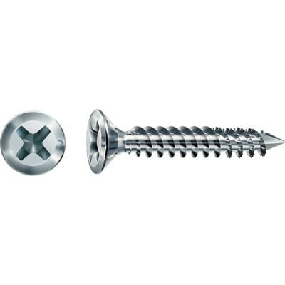 FEX-Beschlagschraube SeKo Stahl zn sil Kreuzschlitz H2, 4x33mm