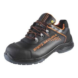 Sicherheitshalbschuh VX 7500 ESD, S3 SRC CI, schwarz/orange, NB, Größe 39