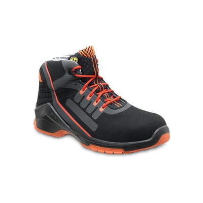 Sicherheitshalbstiefel VD PRO 1840 ESD, S2 SRC CI, schwarz/orange, XB, Größe 45