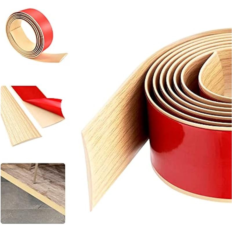 Selbstklebendes Übergangsprofil Für Bodenfliesen, Pvc-übergangsleiste, Selbstklebende Übergangsleiste Für Bodenfliesen, Selbstklebende Pvc-vinylbordüre, Khaki