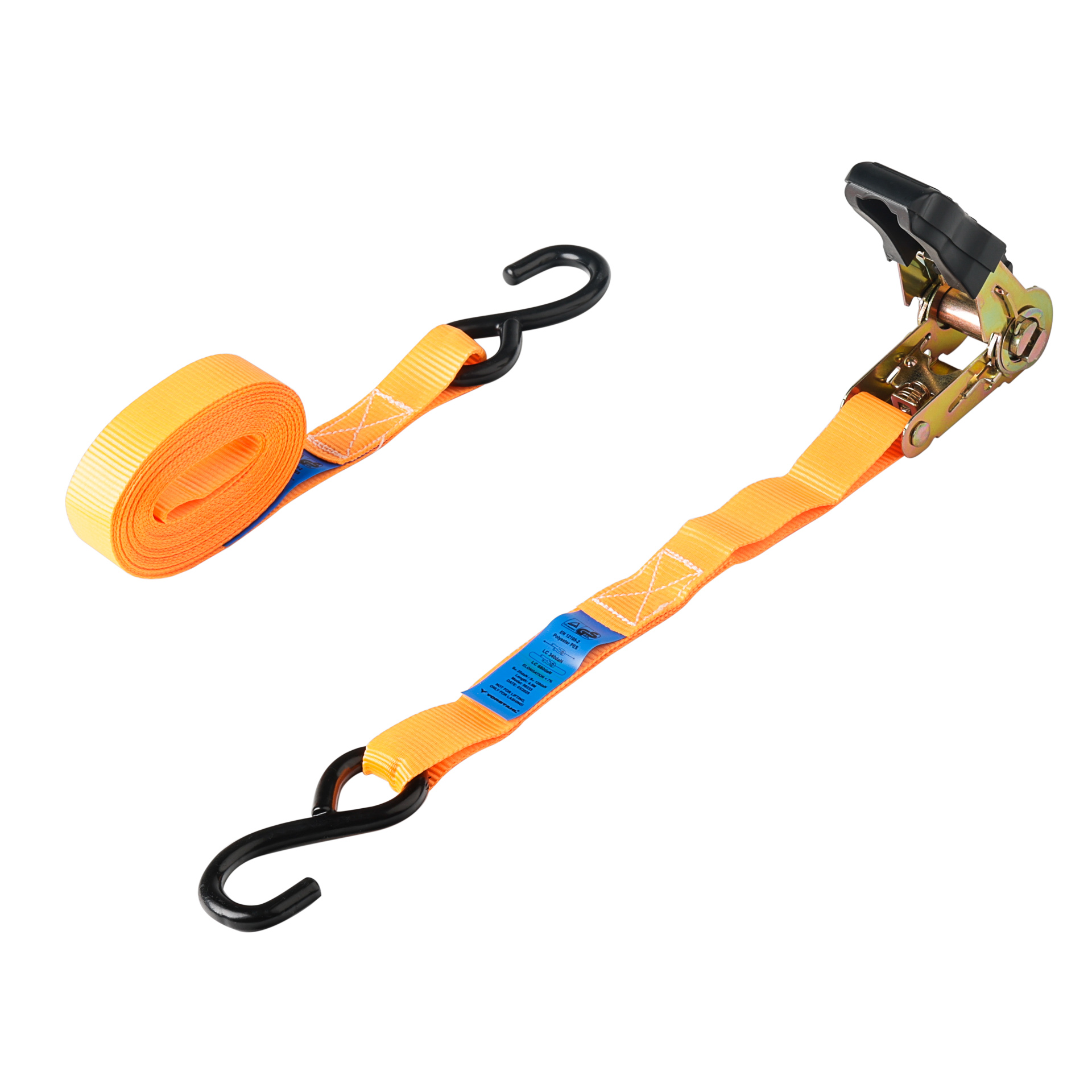 Transportgurt 25 Mm X 4,5 M 680 Kg (2 Stück) Tüv-zertifiziert