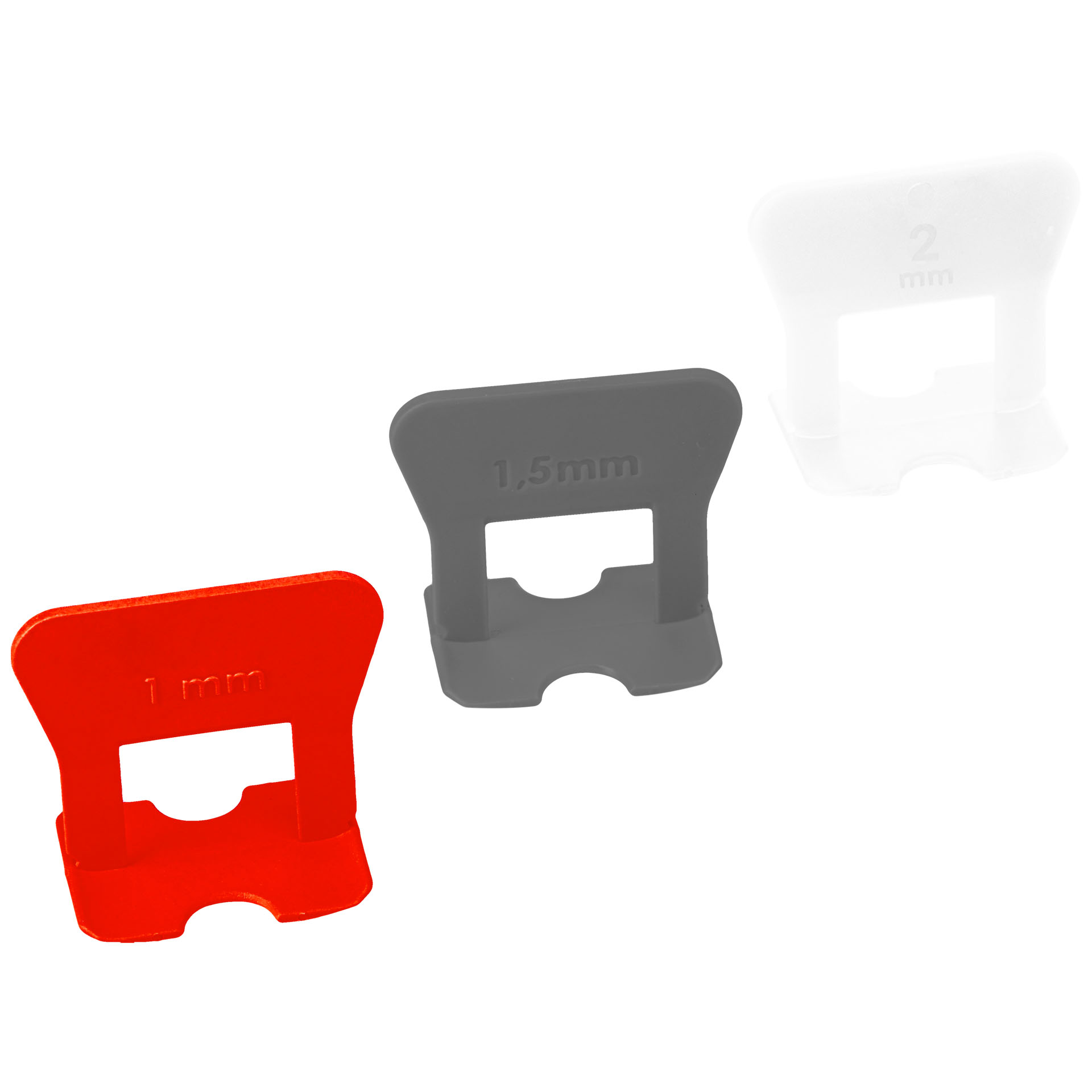 Fliesenverlegeclips Nr. 2 (100er-packung) 1,0 Mm Vorstahl