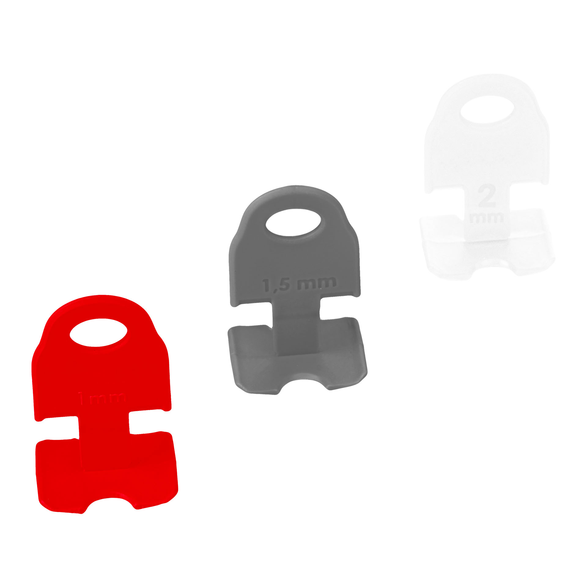 Nivelliersystem-clips Nr. 1 (100er-pack) 1,0 Mm Vorstahl
