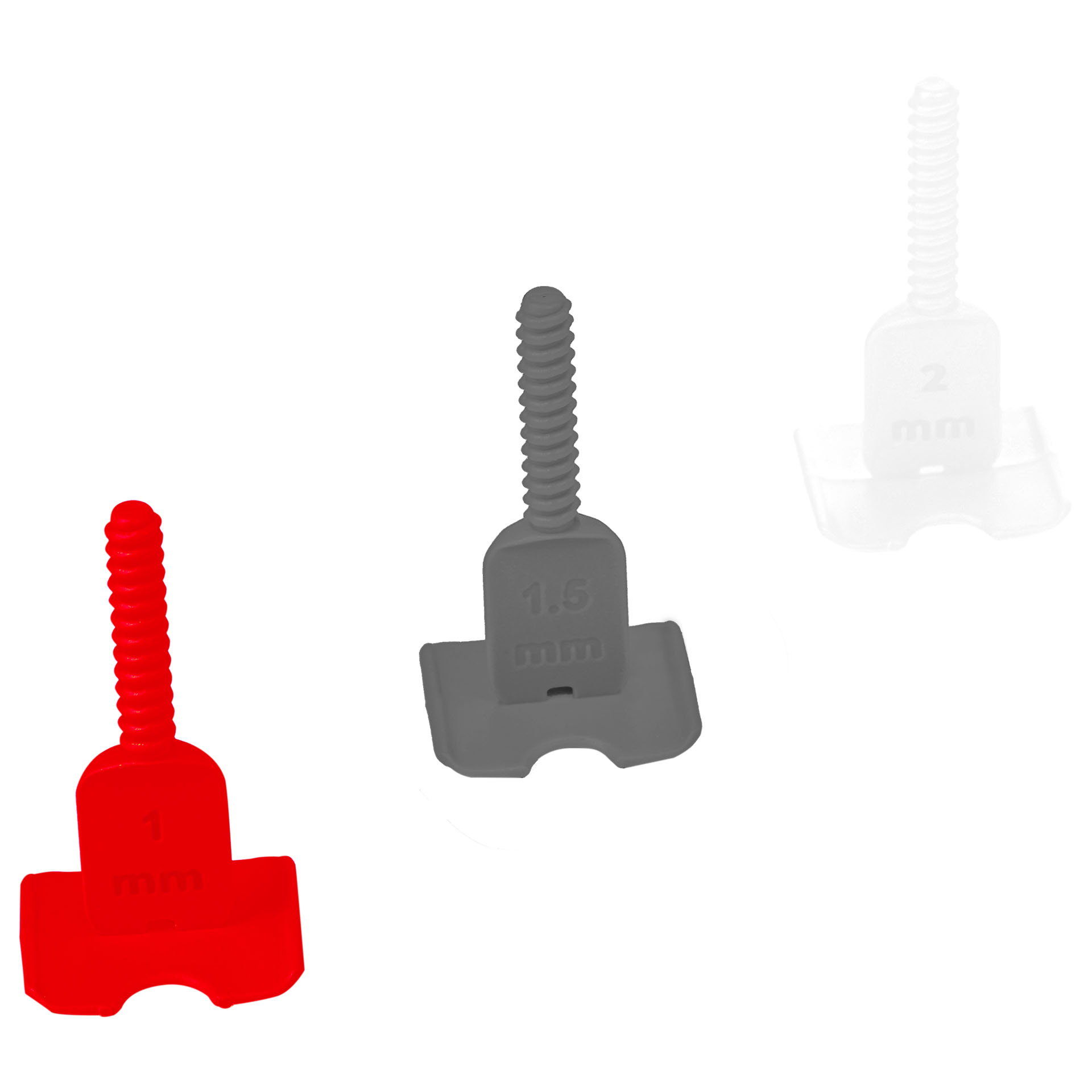 Fliesenverlegeclips Nr. 3 (100er-packung) 2,0 Mm Vorstahl