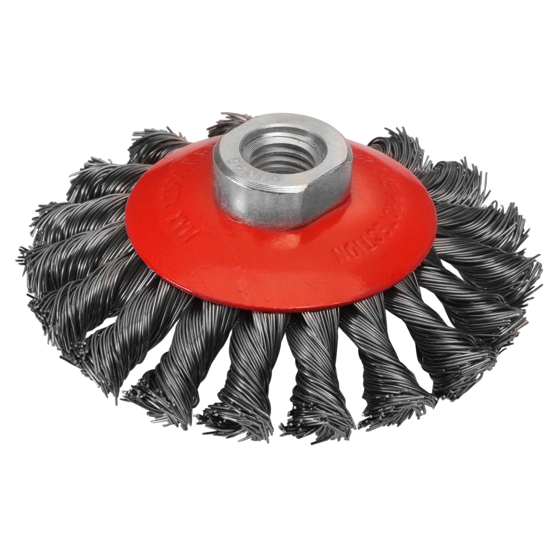 Konische Bürste M14, Verdrillter Draht, 120 Mm, Zur Lack- Und Rostentfernung, Vorstahl